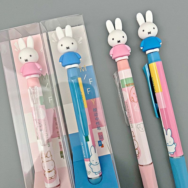 Pena Gel Anime Miffy Press Hit - Kawaii Tech Accessories ulasan dan harga