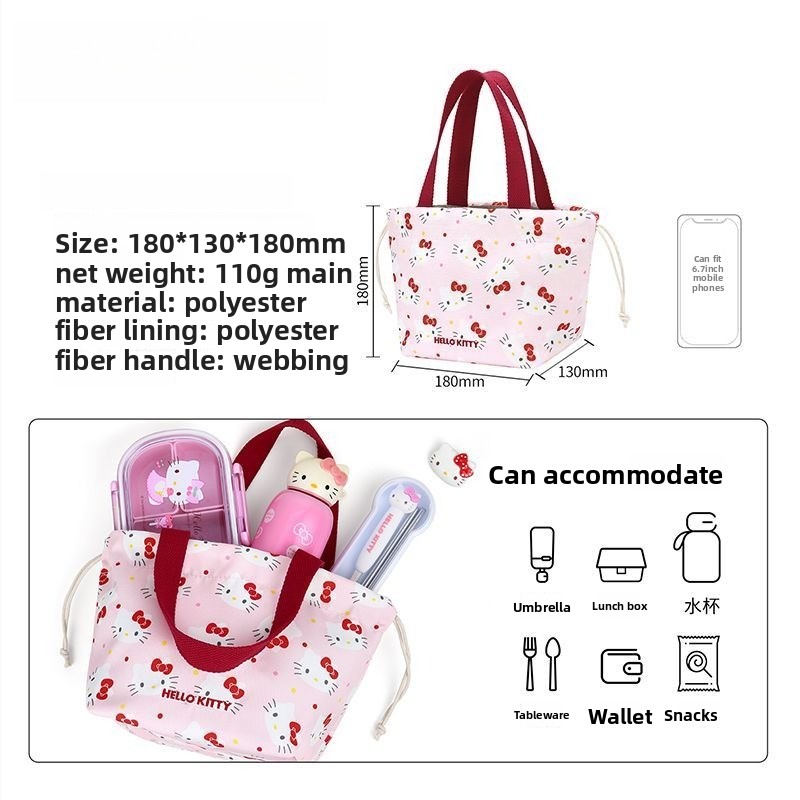 Tas Makan Siang Cinnamoroll Lu - Kawaii Tech Accessories ulasan dan harga